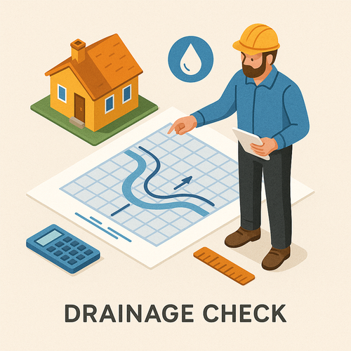 Basic Rainwater Drainage Calculation and Flood Prevention Advice for Small Yards