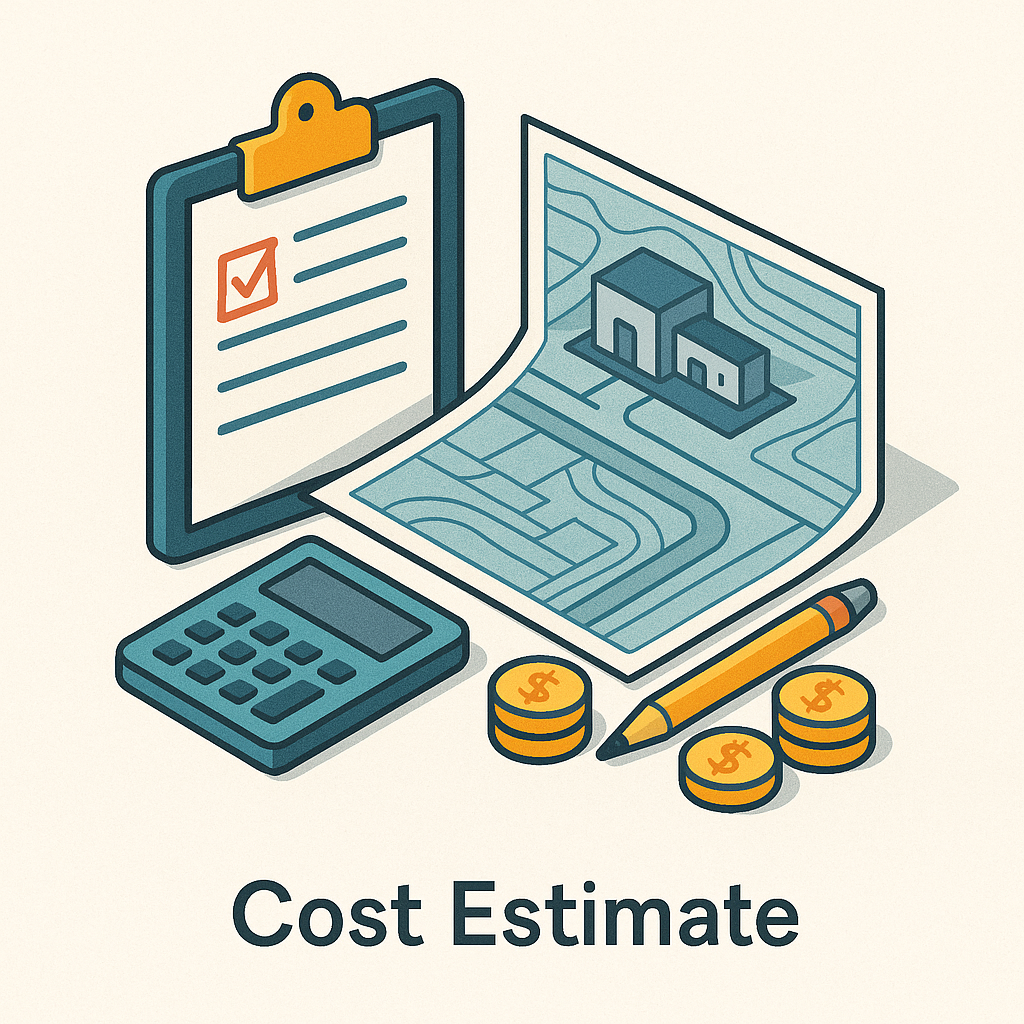 Detailed Engineering Cost Estimate for Earthworks, Utilities, and Drainage